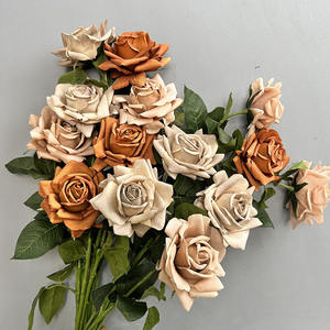 Flores Artificiales de Alta Calidad con Tacto Real, Rosas de Látex al por Mayor, Regalo para el Día de San Valentín, Centros de Mesa para Bodas, Decoración y Suministros - Product Image 4