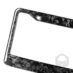 Cadre de plaque d'immatriculation de voiture en Fiber de carbone forgé de haute qualité aux États-Unis et au Canada - Product Image 4