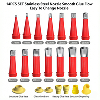Buse de calfeutrage tout-en-un avec bouchon à vis intégré, applicateur de mastic en silicone réutilisable pour outils de calfeutrage de construction