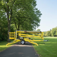Plateforme élévatrice mobile articulée, nacelle élévatrice pour l'entretien des éoliennes, inspection des pales