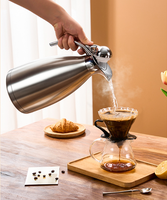 Carafe à café isotherme en acier inoxydable à double paroi de 68 oz pour café chaud