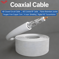Câble coaxial RG11 75 Ohm pour CATV, large bande, longue distance, usage extérieur, fourni par l'usine