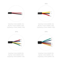 Connecteur M12 extérieur, 2, 3, 4, 5 broches, circulaire, industriel, mâle/femelle, étanche IP67, pour câble électrique
