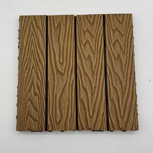 Baldosas de Madera Sintética WPC con Relieve 3D de Alta Calidad, 30x30cm, para Terraza, Jardín, Patio, Sistema de Encaje, DIY - Product Image 3