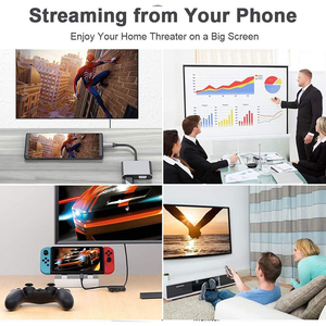 <span class=keywords><strong>Adaptateur</strong></span> Offre Spéciale Type C vers 4K <span class=keywords><strong>HDMI</strong></span> <span class=keywords><strong>VGA</strong></span> <span class=keywords><strong>USB</strong></span> 3.0 PD <span class=keywords><strong>Adaptateur</strong></span> de station d'accueil Hub multiport <span class=keywords><strong>USB</strong></span> C <span class=keywords><strong>USB</strong></span>-C 4 en 1 - Product Image 5