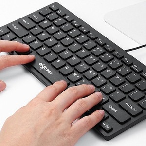 Mini <b>Keyboard</b> <b>Wired</b> USB Plastic Membrane For Office Home Use - Product Image 5