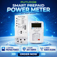 Meter Energi Prabayar Tipe Din Rail STS Mendukung Media Komunikasi M-bus, PLC, LORA, RF, RS485