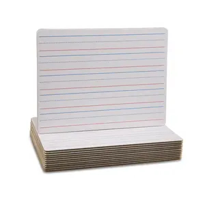 Madic Whiteboard Cheap Dry Erase Lapboards Double Sided Lined/Plain Whiteboard Ruled For Students Classroom Learning