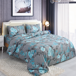 Set di biancheria da <span class=keywords><strong>letto</strong></span> di lusso personalizzato copripiumino in microfibra e Set di lenzuola per bambini adolescenti e <span class=keywords><strong>adulti</strong></span> - Product Image 1