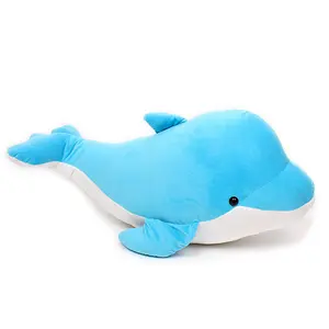 Cuddly <span class=keywords><strong>Dolphin</strong></span> Thú Nhồi Bông Ngủ Với Búp Bê Động Vật Biển Đồ Chơi Sang Trọng Cô Gái Trẻ Em Quà Tặng Giáng Sinh - Product Image 1