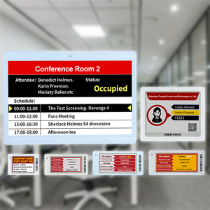 Recyclable Smart Eink <b>Screen</b> <b>Door</b> Sign Label Hotel Calendar Office Nameplate Conference Room Digital Plate Electronic Doorplate - Product Image 1