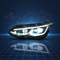 Compatible avec VW Golf 8 MK8, ensemble de phares et feux arrière LED, style IQ Matrix, clignotants séquentiels, animation de démarrage, plug and play, CANBUS