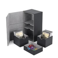 Boîte de jeu de cartes à jouer personnalisée de luxe stockage de cartes à collectionner boîte en plastique pour Tarot Mtg Poke mons Tcg Yugioh