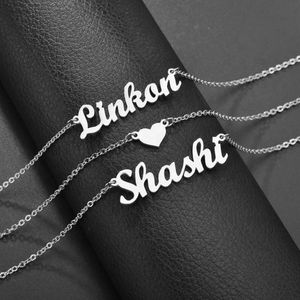 Collares Personalizados de Varias Capas con Letras, Alta Calidad, Sin Pedido Mínimo, Compatible con Dropshipping, Collares Populares con Logotipo, Nombre, Cadena de Acero Inoxidable - Product Image 2