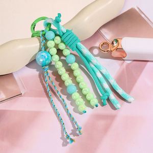 Hot Selling Balloon Dog Keychain Bow <b>Letter</b> Bead Hanging Decoration Sweet Hanging Rope Backpack Accessories Keychain Pendant - Product Image 6