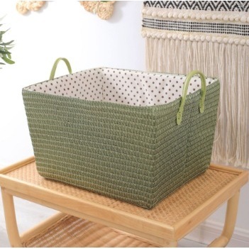 Verde hierba, tamaño pequeño, 36*26*16 [MDF] (forro punteado)