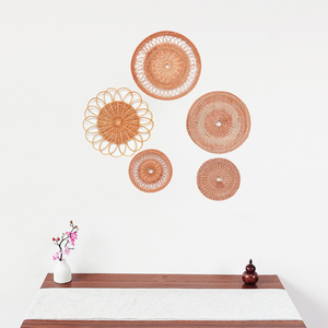 การตกแต่งห้องครัวบ้านที่ทันสมัยการตกแต่งบ้านแบบชนบทหวายอุปกรณ์ตกแต่งวินเทจผนังสีเขียวเวียดนาม - Product Image 2