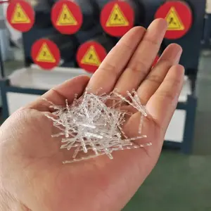 Macchina del filamento della fibra sintetica del polipropilene bianco della macchina Macro della fibra della costruzione di buon prezzo PP
