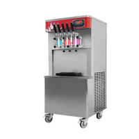 Machine à glace molle commerciale Spaceman 45-55L/H pour Açaï Bowl et Sundae, 2+1 saveurs mixtes, Vente directe usine
