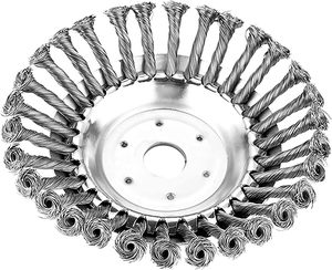 Cabezal de Corte de Alambre de Acero Trenzado de 8 Pulgadas para <span class=keywords><strong>Desbrozadora</strong></span> de Eje Recto <span class=keywords><strong>Stihl</strong></span> Troy de 4 Tiempos, Cortadora de Maleza, Eliminación de Óxido - Product Image 1