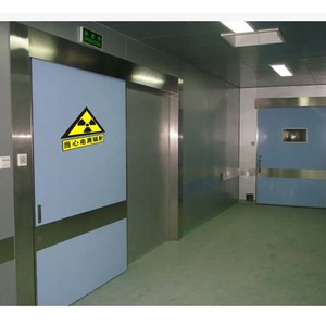 Porte <span class=keywords><strong>Linde</strong></span> automatique à double battante <span class=keywords><strong>de</strong></span> haute qualité Porte en acier résistante aux radiations facile à installer pour CT pour application extérieure - Product Image 3