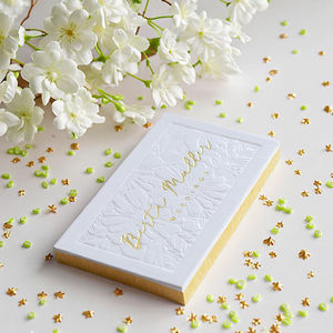 ดอกไม้ตาบอดพื้นหลังลายนูนหรูหราฟอยล์ร้อนนามบัตรที่กำหนดเอง - Product Image 4