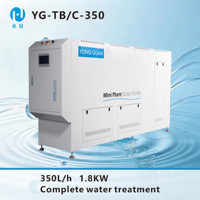 Système complet de purification d'eau YONG GUAN YG-TB/C-350 1.8KW pour mini-usine, avec membrane céramique