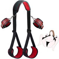 Kit BDSM pour adultes avec attaches ajustables pour lit, menottes, attaches pour cou, cuisses et chevilles, jouet de jeu, 100% imperméable et écologique