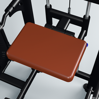 Máquina de Asistencia para Dominadas y Flexiones con Tubo Ovalado, Peso Seleccionable, Directo de Fábrica, Estación de Dominadas y Flexiones para Gimnasio Comercial, Entrenamiento Asistido