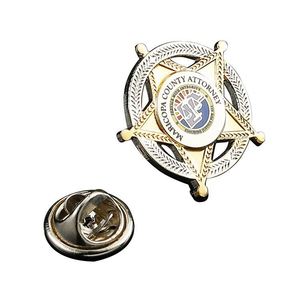 Oem bán buôn tùy chỉnh thời trang 3D logo huy hiệu khuôn thấp phí chi phí giá cứng men tùy chỉnh Trâm badg - Product Image 5