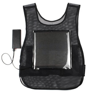 เสื้อกั๊ก LED หน้าจอ LED ยืดหยุ่นได้เสื้อกั๊กแสดงโฆษณาบนหน้าจอสีเต็มรูปแบบกันน้ำเสื้อกั๊กอิเล็กทรอนิกส์ - Product Image 1