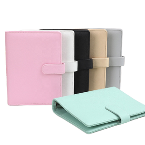 Top A5 raccoglitore ad anelli in pelle Saffiano per A5 Hobonichi Cousin, Stalogy e Midori MD Planner come Album fotografico/Agenda Planner Cover - Product Image 1