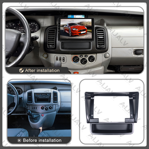 Precio de Fábrica para <span class=keywords><strong>RENAULT</strong></span> <span class=keywords><strong>TRAFIC</strong></span> OPEL VIVARO 2010-2014, Marco de Radio para Coche de 10 Pulgadas, Instalación de DVD, Navegación, Estéreo - Product Image 3