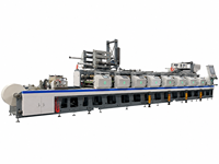 Nouvelle machine d'impression flexographique à grande vitesse entièrement servo pour papier de reçu, carton, étiquettes autocollantes, emballages en papier, sacs en papier