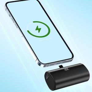 Batería Externa Portátil Mini de 5000mAh/4000mAh con Cable Integrado, Cargador de Emergencia Tipo Llavero para iPhone - Product Image 3