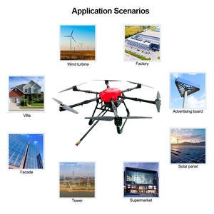 Drone <span class=keywords><strong>de</strong></span> nettoyage <span class=keywords><strong>de</strong></span> murs-rideaux en verre sans effort, <span class=keywords><strong>lavage</strong></span> <span class=keywords><strong>a</strong></span>érien haute <span class=keywords><strong>pression</strong></span>, vente en gros OEM - Product Image 6
