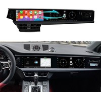 Reproductor de DVD para Auto Doble de 12.3 Pulgadas, Radio Android con Pantalla Táctil, Navegación GPS, Carplay para Porsche Macan 2013-2017