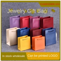 Petit sac en papier kraft biodégradable pour l'emballage de bijoux en or Papier d'or de spécialité pour les sacs à main Verres pour l'utilisation artisanale de bougies