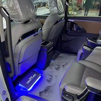 Table pliante pour dossier de siège GAC Trumpchi M8 GN8 2020-2025 avec chargeur sans fil 15W, porte-gobelet, bureau pour ordinateur portable et repas, idéale pour les voyages en voiture, réglable