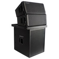 Subwoofer puissant de 18 pouces ODM OEM SUB 8004, haut-parleur de basses à basse fréquence, DSP contrôlé, actif, 18 pouces, enceintes professionnelles