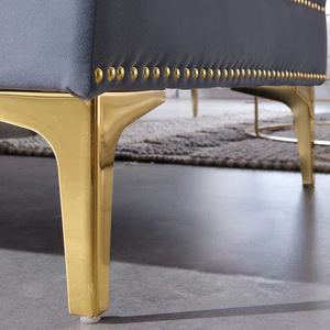 Pieds de meubles Boxuanya, petits, en forme de diamant, à trois branches, en acier laminé à froid, modernes et simples, pour table de chevet, canapé, table basse - Product Image 3