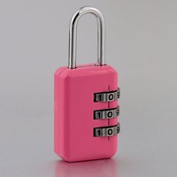 Cadenas à combinaison à 3 chiffres, durable, antivol, en alliage de zinc, petit cadenas pour sac, sac à main, tiroir, voyage