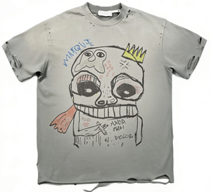 เสื้อยืดคอกลม ATZ แบบสั่งทำพิเศษ ผ้าถักเนื้อแน่น ป้องกันรังสียูวี 180 กรัม สีซีดแบบฟอกแดด แขนสั้น ผ้าฝ้ายแท้ สไตล์วินเทจ ขาดๆ แบบโอเวอร์ไซส์สำหรับผู้ชาย - Product Image 2