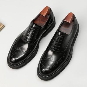 Zapatos de Vestir Formales de Cuero Vacuno Clásico de Alta Gama para Hombre, Zapatos de Cuero Sin Cordones Ligeros y Antideslizantes - Product Image 3