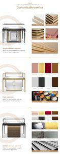 Fourniture d'usine de haute qualité complète d'accessoires bijoux étagère en verre armoire tiroir pour combinaison de vitrine de bijoux - Product Image 5