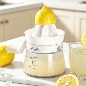 Portable Manual Juicer Squeezer Hand Crank Fruit <b>Juice</b> <b>Extractor</b> Compact Slow Juicer Machine Cold Press Juicing Tool Silicone - Product Image 3