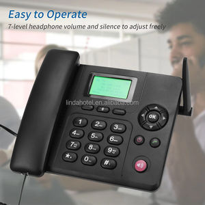 Nouveaux arrivages Radio FM Téléphone <span class=keywords><strong>fixe</strong></span> Affichage de l'identité de l'appelant Téléphones filaires avec double carte SIM - Product Image 4