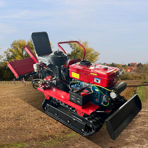25HP 35HP 50HP Multi-Function Mini Crawler <strong>Tractor</strong> with Rotary Tiller for Amphibious Paddy Field Dry Land Farmland Management - Product Image 6