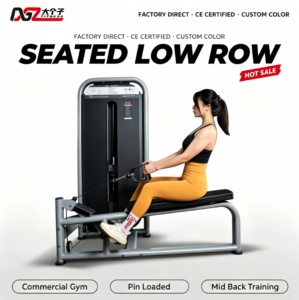 Máquina de remo bajo con <span class=keywords><strong>polea</strong></span> en oferta, equipo comercial de gimnasio <span class=keywords><strong>para</strong></span> entrenamiento de <span class=keywords><strong>espalda</strong></span>, <span class=keywords><strong>espalda</strong></span> media y músculo latísimus, certificado CE - Product Image 1
