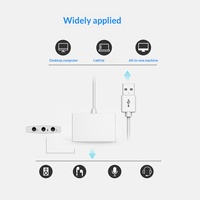 Carte son externe USB 3 ports, design 7.1 canaux, sans pilote, pour ordinateurs de bureau, compatible PS4, normes américaines et chinoises